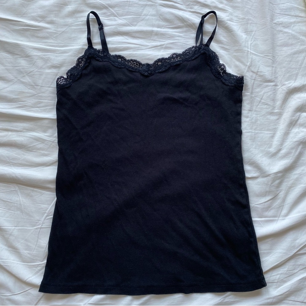 George Black Lace-Trim Camisole